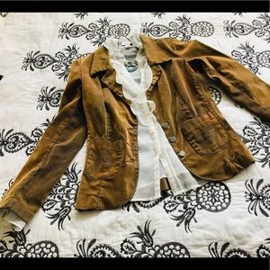 Vintage Flocked Let Me B Blazer